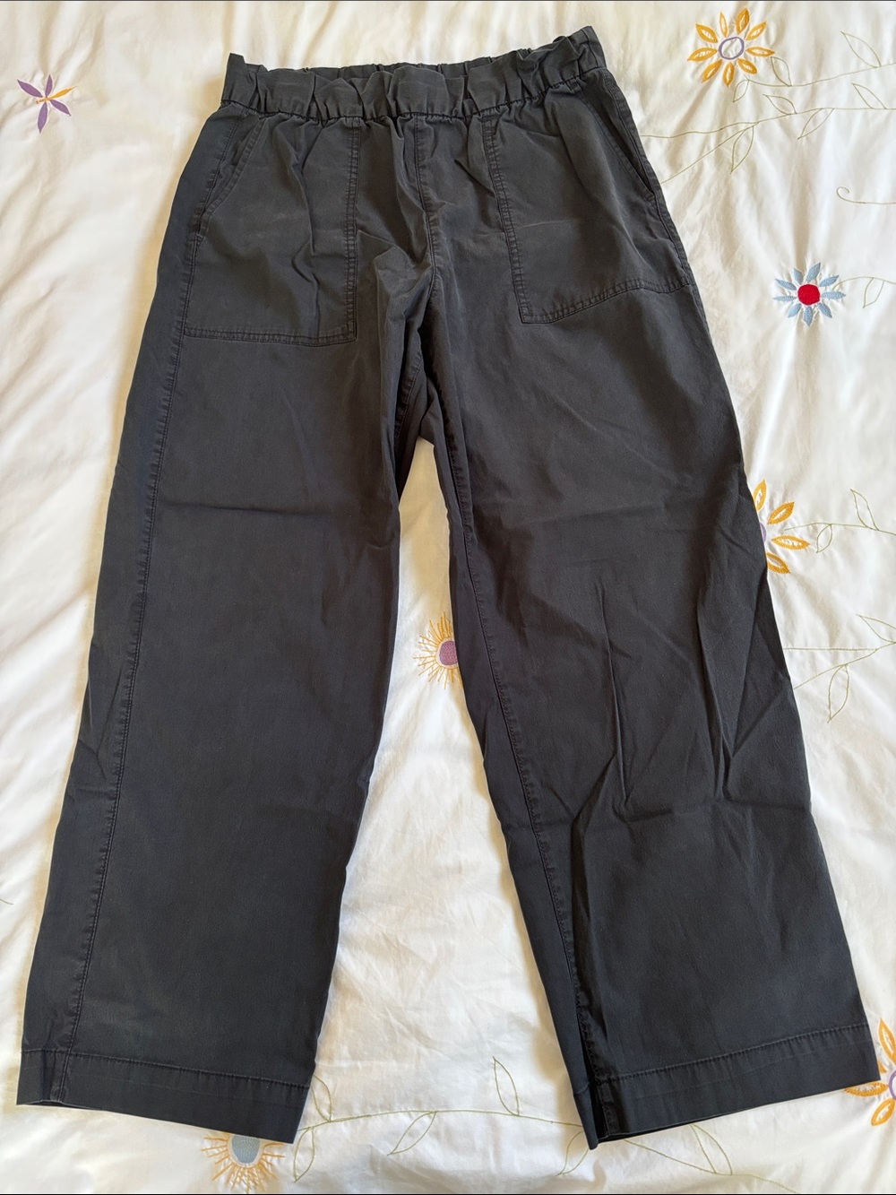 GAP Black Off-Duty Khaki Casual Pants